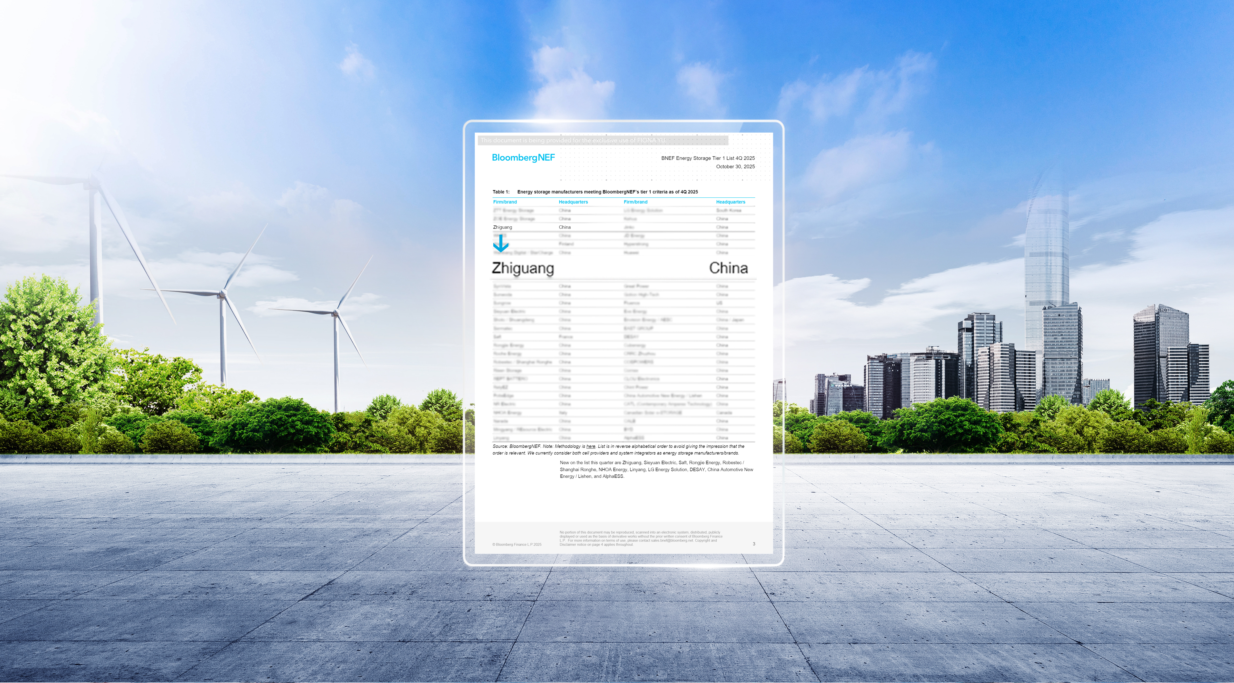 國際競爭力獲權威認證！智光電氣入選BNEF2025 Q4全球儲能Tier 1 榜單